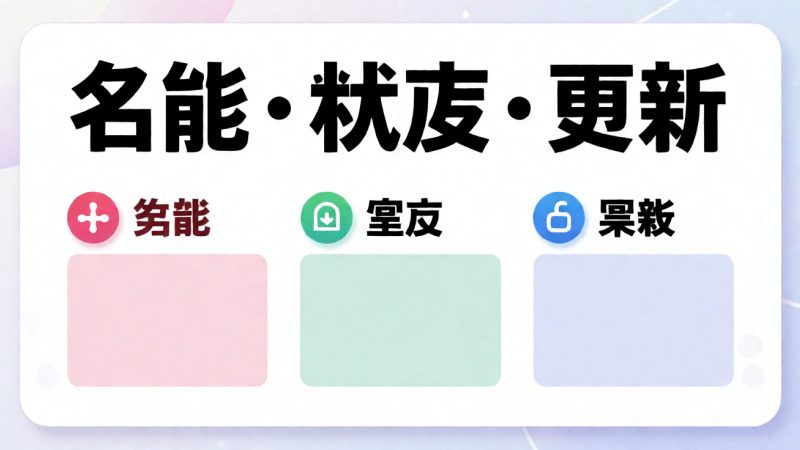 日韩动漫 作品信息卡:名称·状态·更新,一眼看清